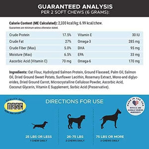 OEM/ODM Suplemento de Omega 3 natural personalizado para la salud de las mascotas Perros Aceite de salmón de Alaska Masticables con ácidos grasos EPA y DHA - Product Image 3