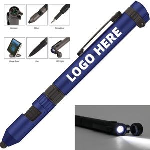 Bolígrafo Multifunción con Luz LED, Brújula y Lápiz Táctil, Artículos Promocionales Personalizados para Regalos Corporativos al por Mayor - Product Image 1