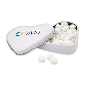 Caramelle alla menta a forma di cuore gadget personalizzati - Product Image 2