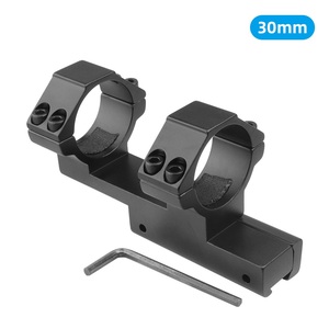 Rear Extension Integrated Matte Black Clamp Optic Mount 30mm Lightweight 144g Aluminum Alloy 11mm Dovetail Base - Product Image 4