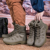 Bottes tactiques de combat pour hommes, grande taille, pour l'extérieur, avec tige en maille TPU, pour le commerce électronique transfrontalier et la vente directe