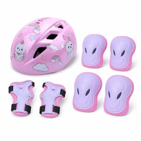 Casque de vélo pour enfants en PC/EPS personnalisé OEM pour tous les âges, protections genoux et poignets pour le cyclisme et le patinage