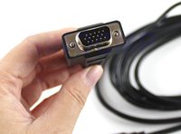 Enchufe OBD/OBD2 a Cable VGA Cable conector OBD II a VGA para diagnóstico de coche