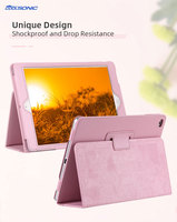 Étui magnétique à double rabat en cuir PU texturé litchi pour tablette Samsung Galaxy Tab S8 pour fille