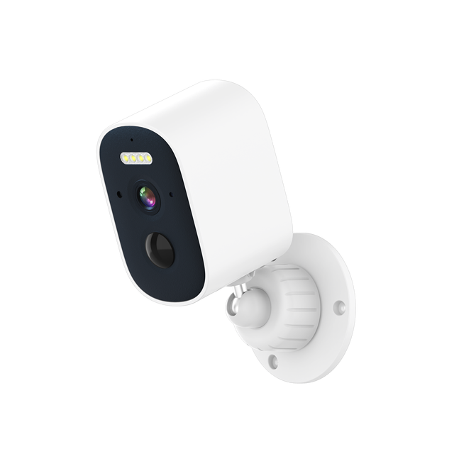 4MP HD Outdoor Security Camera CMOS Memory Card Two-way Audio Motion Detected Easy Setup Wireless Big Battery 3W Solar Panel