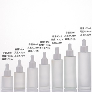 High-Grade Round <b>Dropper</b> <b>Bottle</b> Frosted White Luxury Glass <b>Dropper</b> <b>Bottle</b> 20ML 30ML Essential Oil <b>Bottle</b> With Packaging - Product Image 6