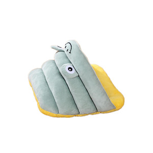 Frog Shape Pet Bed Soft <b>Plush</b> <b>Cat</b> Nest Cozy Semi Enclosed For <b>Cats</b> - Product Image 5