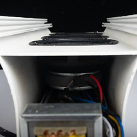 Haut-parleur colonne extérieur en aluminium M-20T 20W, 100V, tension constante, pour système de sonorisation commercial