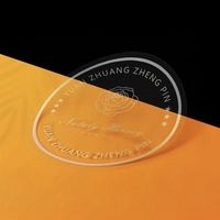 Autocollants de transfert UV étanches adhésif fort durable en relief nickel métallisé feuille d'or vinyle logo étiquette emballage-résistant à l'huile