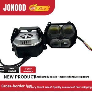 Phares de voiture à LED haute puissance à double lentille, <span class=keywords><strong>miroir</strong></span> carré Dragon Ball, injection directe, haute luminosité, intégration proche-loin - Product Image 3