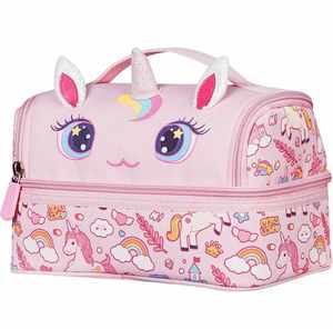 Lonchera Infantil Unicornio, Bolsa Térmica Reutilizable para Niños, Mujeres, Escuela, Viajes, Picnic y Fiestas - Product Image 1