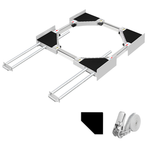Kit de apilamiento para lavadora con marco de embalaje para envío por correo, placa extraíble y encimera extensible, para lavadora-secadora intermedia - Product Image 6