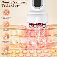 Nouvel appareil de beauté thermique rotatif sans fil pour les yeux et le visage, anti-âge, anti-rides, réduction de la cellulite, recharge USB-C