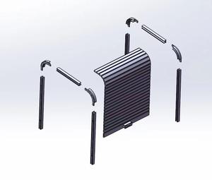 Puertas enrollables de plástico, persiana corredera, caravana, cocina, <span class=keywords><strong>ducha</strong></span>, armario - Product Image 1