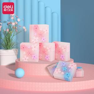 Borrador Deli 71135 con Diseño de Flor de Cerezo, Material TPE, para Estudiantes y Niños - Product Image 2