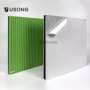 Panneau insonorisant en polyester 3D respectueux de l'environnement-Autocollant mural <span class=keywords><strong>super</strong></span> réduction du bruit et isolation phonique - Product Image 2