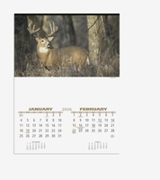 Calendriers promotionnels personnalisés avec logo pour la conservation de la faune 2027 – Spirale, cadeau d'entreprise, vente en gros, qualité supérieure