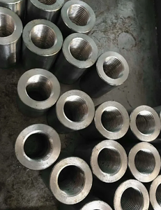 ASTM 1045 (45 # Raccord de barre d'armature en acier au carbone et alliage de zinc, fileté, poli, avec joint d'étanchéité et rondelle d'épaississement - Product Image 2