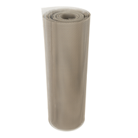 Malla Metálica Expandida de Orificios Finos Color Beige para Decoración y Techos