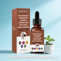 Complément Alimentaire Gouttes d'Herbes de Noyer Noir pour l'Exportation Transfrontalière 60ml Vente Directe Usine Support OEM