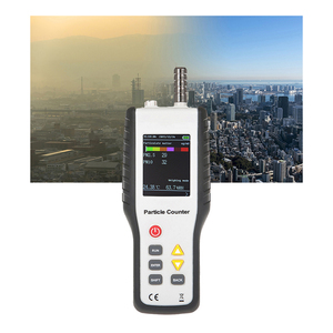 เครื่องตรวจวัดคุณภาพอากาศแบบมัลติฟังก์ชั่น Pm2.5 0.3 10 พร้อมหน้าจอ LCD ขนาด 2.8 นิ้ว วัดอุณหภูมิและความชื้น พร้อมตัวนับอนุภาค - Product Image 1