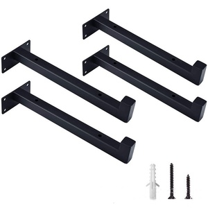 L-Shaped Steel Bracket for Kitchen Dining Partition Shelves <b>Wall</b>-<b>Mounted</b> Invisible Support Rod Modern Design Durable - Product Image 5