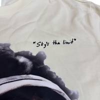 T-shirt décontracté en coton de haute qualité, imprimé DTF personnalisé, impression à l'écran, manches courtes, streetwear, poids lourd