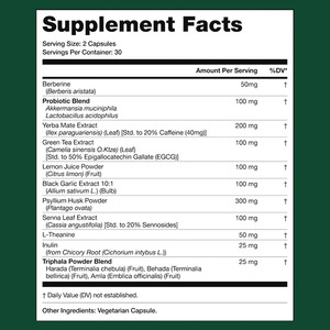 Détoxifiant <span class=keywords><strong>et</strong></span> coupe-faim naturel GLP-1 pour le nettoyage du côlon, la gestion du <span class=keywords><strong>poids</strong></span>, la santé digestive <span class=keywords><strong>et</strong></span> l'équilibre intestinal à base <span class=keywords><strong>de</strong></span> Yerba Maté - Product Image 3