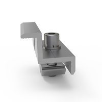 CORIGY nouvelle conception pinces d'extrémité solaires 30mm 35mm pince d'extrémité en aluminium disponible pour système de montage de panneaux solaires