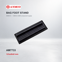 Support de pied de sac à bagages en POM, composant de base AM7733 pour assemblages de bases de bagages ANMCO, fourniture de composants OEM personnalisés en couleur et logo