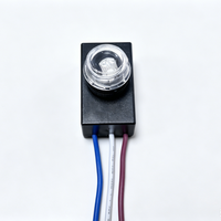 SanJin Interrupteur à capteur de lumière photocellule étanche IP44 10A 110-240VAC avec contrôle crépusculaire pour éclairage extérieur montable au plafond/mur