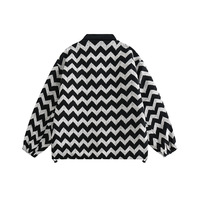 2024 automne plus récent décontracté hommes veste contraste couleur rayé sens du Design amoureux veste manteau veste pour hommes Streetwear