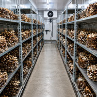 Système de culture de champignons intégré en conteneur, module d'expédition, tuyau en PVC, équipement de culture hydroponique NFT automatisé en intérieur
