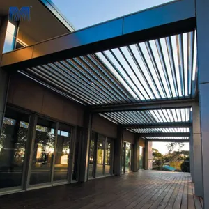 3x4 Aluminium 3x3m Licht versenkbare Auto Terrassen Wand halterung Pavillon Garten manuelle Steuerung wasserdichte Pergola Öffnung Dach klappe