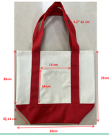 Sac fourre-tout en toile avec logo personnalisé, plusieurs couleurs disponibles, fond contrasté, sac de shopping réutilisable, écologique, cadeau promotionnel
