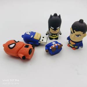 Memoria USB Personalizada de PVC de 2GB 4GB 8GB 16GB, Memoria USB de Silicona con Diseño de Dibujos Animados de 8GB 16GB OEM para Todos los Diseños - Product Image 3