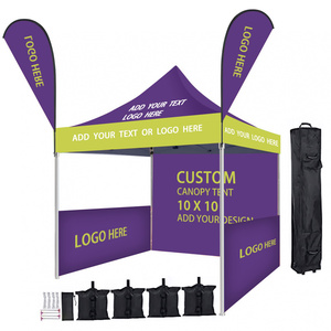 Heavy-duty Commercial Pop-up Trade Show Canopy Tent Exhibition Event Publicidade Custom Print 3x3m Outdoor Tendas para carros - Product Image 5