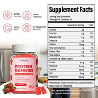 Gummies de collagène protéiné OEM fabriquées aux États-Unis, 10g, hydrolysés, BCAA, biotine, pour la beauté de la peau, des cheveux, des ongles et des muscles, pour femmes, véganes, sans OGM