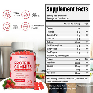 Gomitas de Colágeno OEM Fabricadas en EE. UU., 10 g, BCAA Hidrolizadas, Biotina, para Piel, Cabello, Uñas, Músculos, Belleza, Mujeres, Veganas, Sin OMG - Product Image 3