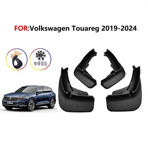 Garde-boue Touareg 2019-2024 Noir PP PE PVC Déflecteurs de pneus Accessoires auto - Product Image 5