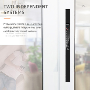 Thông minh BLE RFID Vân Tay Điện cửa kính xử lý khóa cho nhà/văn phòng - Product Image 3