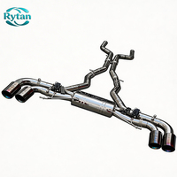 Système d'échappement Rytan, échappement à soupapes en acier inoxydable, système d'échappement Valvetronic Catback pour BMW 2021 X6m F96 X5M F95 V8 4.4T