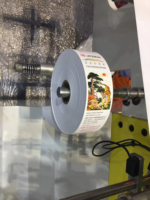 Machine d'impression d'étiquettes flexo pour ruban de satin de vêtement automatique, ruban cadeau, étiquette de tissu pour accessoires en nylon, taffetas, coton