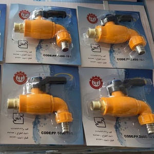 Vòi rửa chén nhà bếp thị trường Trung Đông phổ biến Kt-184, chất liệu nhựa PPR, màu trắng, ren ngoài bằng đồng thau, tay cầm bằng sắt, gốm sứ - Product Image 5