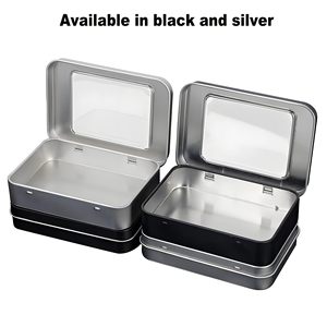 Caja de Metal con Logotipo Personalizado, Caja de Hojalata Rectangular Vacía para Empaque - Product Image 3