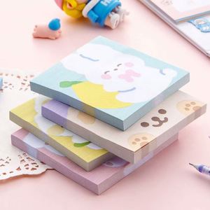 Multi-Color Self-Adhesive Cartoon Animal Oil Painting <b>Memo</b> <b>Pad</b> Customizable Office Supplies for Learning Record <b>Memos</b> - Product Image 3