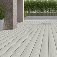Revêtement de sol en vinyle WPC au design moderne, carreaux de sol en PVC imperméables, revêtement de sol en plastique co-extrudé pour extérieur, installation facile