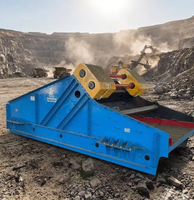Zwei Vibrations motoren Polyurethan sieb mit einer Kapazität von 300 t/h für den Erzbau Minerals ieb HenVibrations sieb