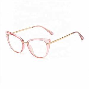 Gafas de Sol con Bloqueo de Luz Azul TR90 de Moda Vintage con Logotipo Personalizado 2021 para Mujer, Gafas de Ojo de Gato Anti Luz Azul - Product Image 5