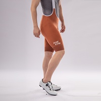 Combinaison de course pour homme, coussin en Gel 3D, Super confortable, marron, couleur unie, séchage rapide, pour vélo de route